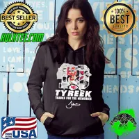Tyreek hill thanks for the memories kansas city chiefs signature Hoodie