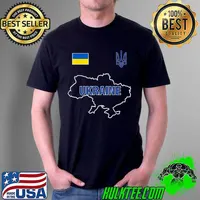 Ukraine 2022 National Football Team Soccer Ukrainian Fan T- Unisex