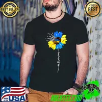 Ukraine Vintage Flag, Ukrainian Lovers, Ukraine Pride T-Shirt Guys V Neck