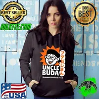 Uncle Buda Food Truck Texas Japanese Food Ojisan Logo T-Shirt Hoodie