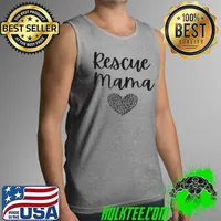 Womens rescue mama dog rescue cat rescue animal rescue Tank Top