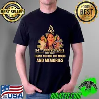 Alejandra guzmán 34th anniversary 19882022 thank you for memories signature shirt