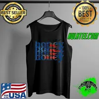 American Honey American Flag 4th Of July Country Patriotic T-Shirt Tank Top
