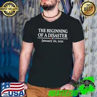 AntI Biden january 20 2021 beginning of a disaster Guys V Neck