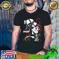 Cyberpunk cyborg soldier futuristic urban style Guys V Neck