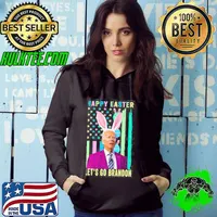 Funny Joe Biden happy easter let's go brandon antI Biden Hoodie