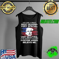 Grandma Trump funny Donald Trump grandmother gag Tank Top