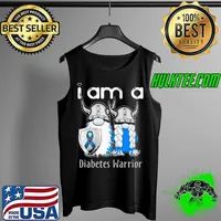 I Am A Diabetes Warrior Diabetic T1D Diabetes Fighter Shirt Tank Top
