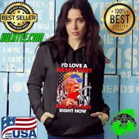 I’d Love A Mean Tweet 1.79 Gas Right Now USA Flag Pro Trump T-Shirt Hoodie