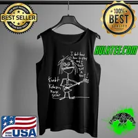 Kurt Cobain's paintings rock star I don't give a hoot Tank Top