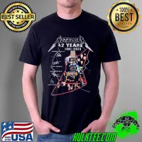 Metallic 42 years 1981 2023 Shirt Unisex