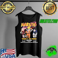 Naruto team 7 23 years 1999 2022 Sakura Naruto Sasuke thank you for being my childhood Tank Top
