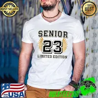 Seniors 23 Senior Graduation Class of 2023 Tank Top Guys V Neck