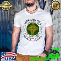 September Girl THe Soul Of a Irish The Fire Of A Lioness Shirt