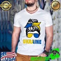 Ukraine girl ukrainian girl flag Ukraine woman Guys V Neck