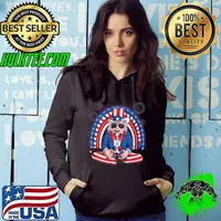 Uncle Sam 4th Of July Patriotic USA Flag Merica Men Women Premium T-Shirt Hoodie