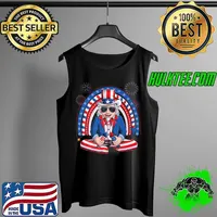 Uncle Sam 4th Of July Patriotic USA Flag Merica Men Women Premium T-Shirt Tank Top
