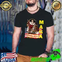 Anti Joe Biden Ultra Maga The Return Of The Great Maga King American flag T-Shirt