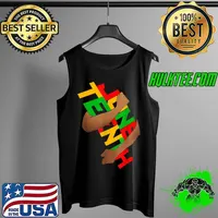 Black Proud African American Juneteenth Melanin Freedom Day T-Shirt Tank Top