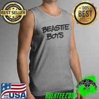Black text beastie boys band s Tank Top