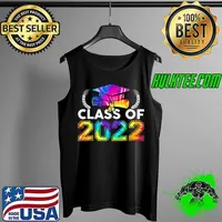 Class Of 2022 Graduation Last Day Of School Boy Girl Tie Dye T-Shirt Tank Top