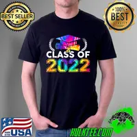 Class Of 2022 Graduation Last Day Of School Boy Girl Tie Dye T-Shirt Unisex