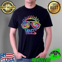 Funny Tie Dye School Field Day Vibes 2022 Teacher Kids T-Shirt Unisex