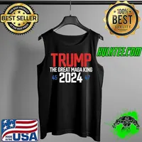 Maga King Shirt Trump 2024 Ultra Maga The Great Maga King T-Shirt Tank Top