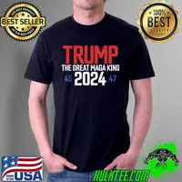 Maga King Shirt Trump 2024 Ultra Maga The Great Maga King T-Shirt Unisex