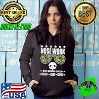 Nosework Dog sport Training Nose Work scent work for dogs T-Shirt Hoodie
