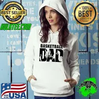 Sport lover basketball dad happy father's day Hoodie