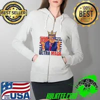 Ultra Maga Proud Ultra-Maga Usa Flag Anti Biden Men Women Premium T-Shirt Full Zip Hooded