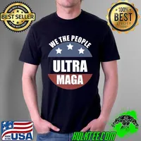 Ultra MAGA We The People Proud Republican USA Flag Premium T-Shirt Unisex