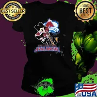 2022 Colorado avalanche nhl Colorado avalanche mouse hockey limited edition s Ladies tee