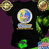 Best the super bowl lvI champions 2021 los angeles rams for the first time in 22 years s Ladies tee