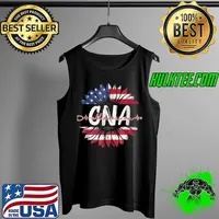 D o upAll American Cna Life American Flag Sunflower 4th O T-Shirt Tank Top