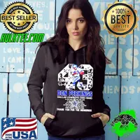 Don Perkins Dallas Cowboys 19611968 Signatures Thank You For The Memories Shirt Hoodie