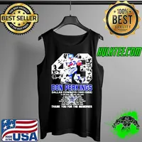 Don Perkins Dallas Cowboys 19611968 Signatures Thank You For The Memories Shirt Tank Top
