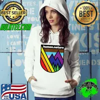 Gay Hiking shirt - LGBTQ+ Queer Pride with Mountains Trees T-Shirt Hoodie