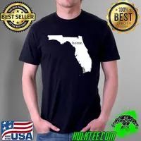 Home shark tank Florida state map shirt