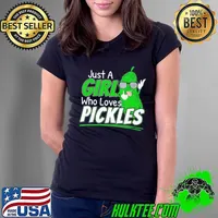 Just a girl who loves pickles t for pickle lovers short sleeve s Ladies Tee