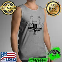 No Uterus No Opinion Pro Choice Feminist Women's Rights Middle Finger T-Shirt Tank Top