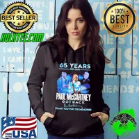 Paul Mccartney 65 years 1957 2022 thank you for the memories signature s Hoodie