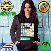 Periodic table of porgs cute group Star wars s Hoodie
