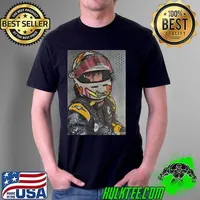 Podium 2020 renault f1 graffitI painting daniel ricciardo car racing shirt