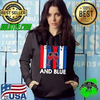 Red Wine & Blue 4th of July wine Red White Blue Wine Glasses T-Shirt Hoodie