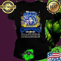 The los angeles rams super bowl team champions signatures s Ladies tee