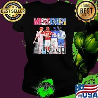 The missourI yadier molina patrick mahomes salvador perez and vladimir tarasenko signatures s Ladies tee