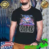The rangers new york 96th anniversary thank for memories signatures s Guys V Neck