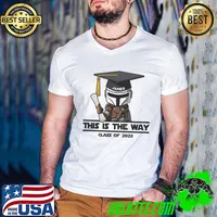 This Is The Way Class Of 2022 Mandalorian Shirt Guys V Neck